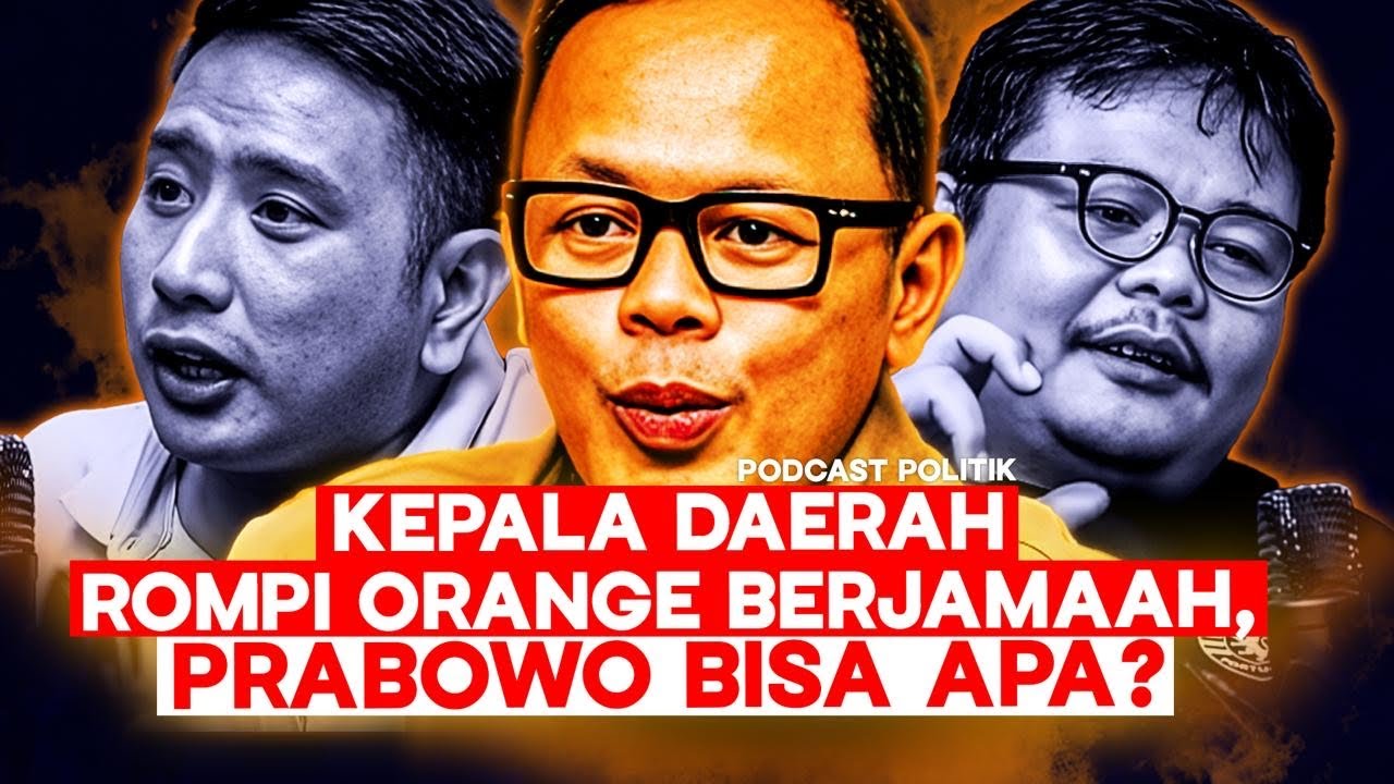 Kepala Daerah Rompi Orange Berjamaah, Prabowo Tak Paham Beratnya Jadi Kepala Daerah? ft Bima Arya