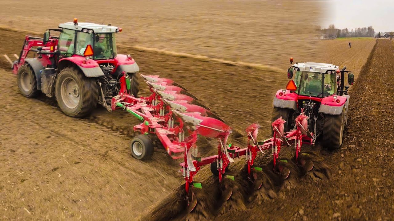 ☆ Oporowa Orka 2023 !✔ Massey Ferguson 7715s & Agro-Masz PO5 ☆ Agro Rolni TV ✔☆