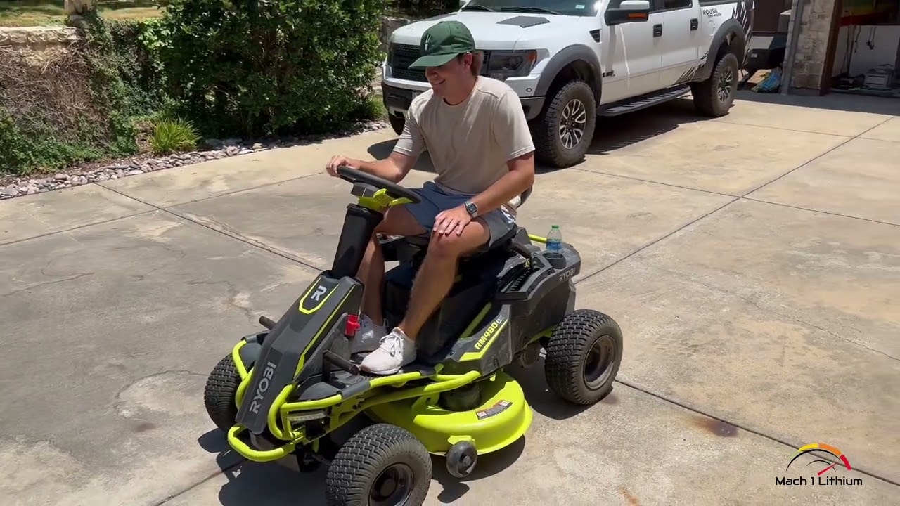 David Ion Upgrades the Water Boy's Ryobi Lawn Mower