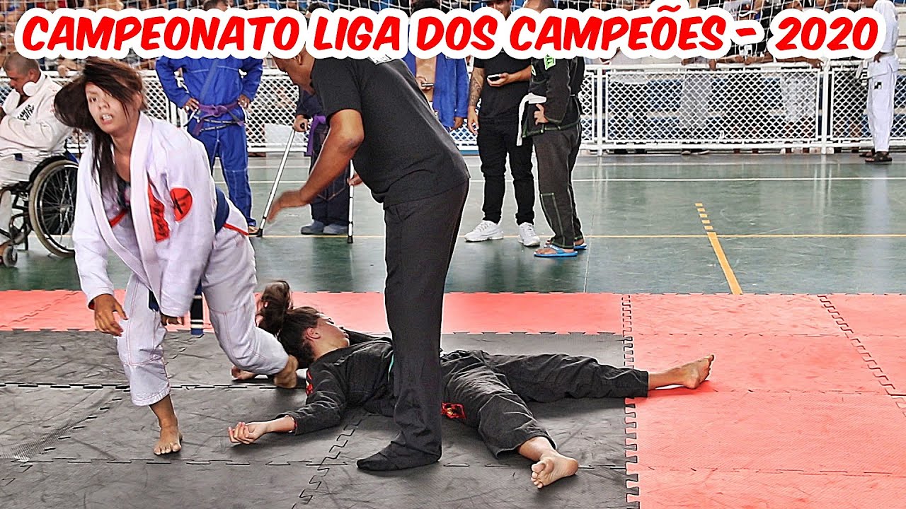Jiu Jitsu - Faixa Azul vs Verde - Feminino - Campeonato Liga dos Campeões - 2020
