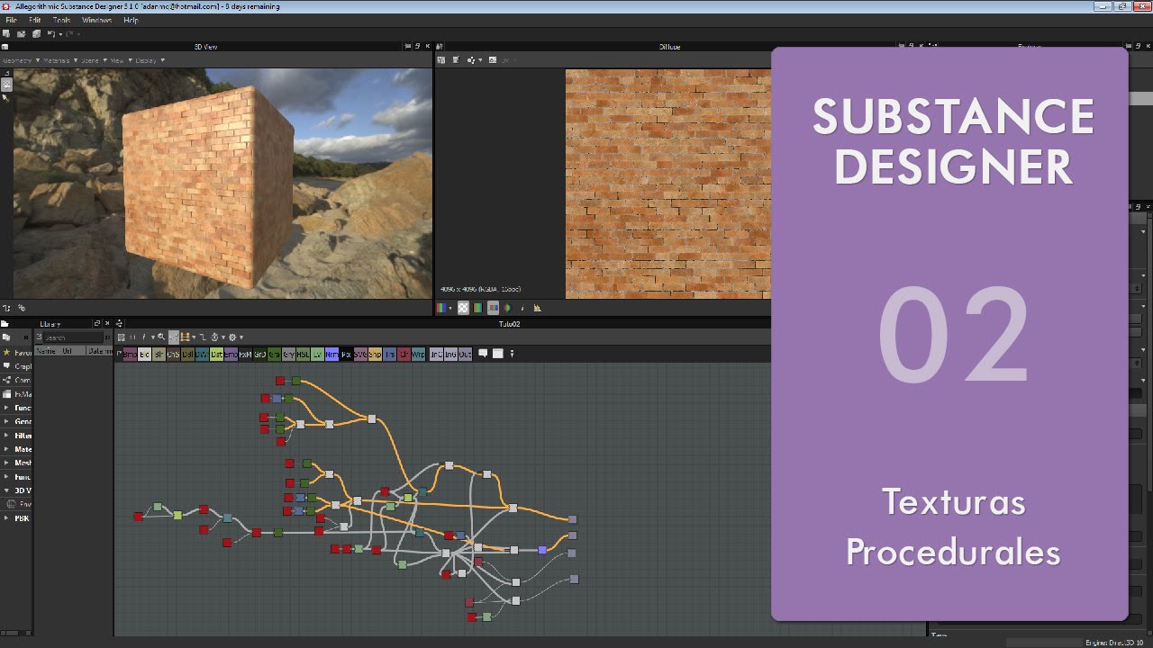 Substance Designer 02 - Texturas Procedurales