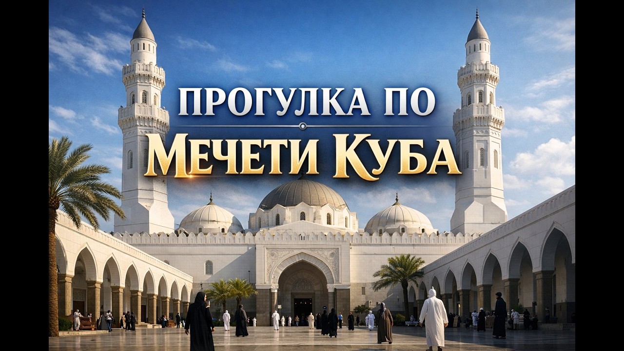 Прогулка по первой мечети в исламе Куба. A walk through the first mosque in Islam, Kuba
