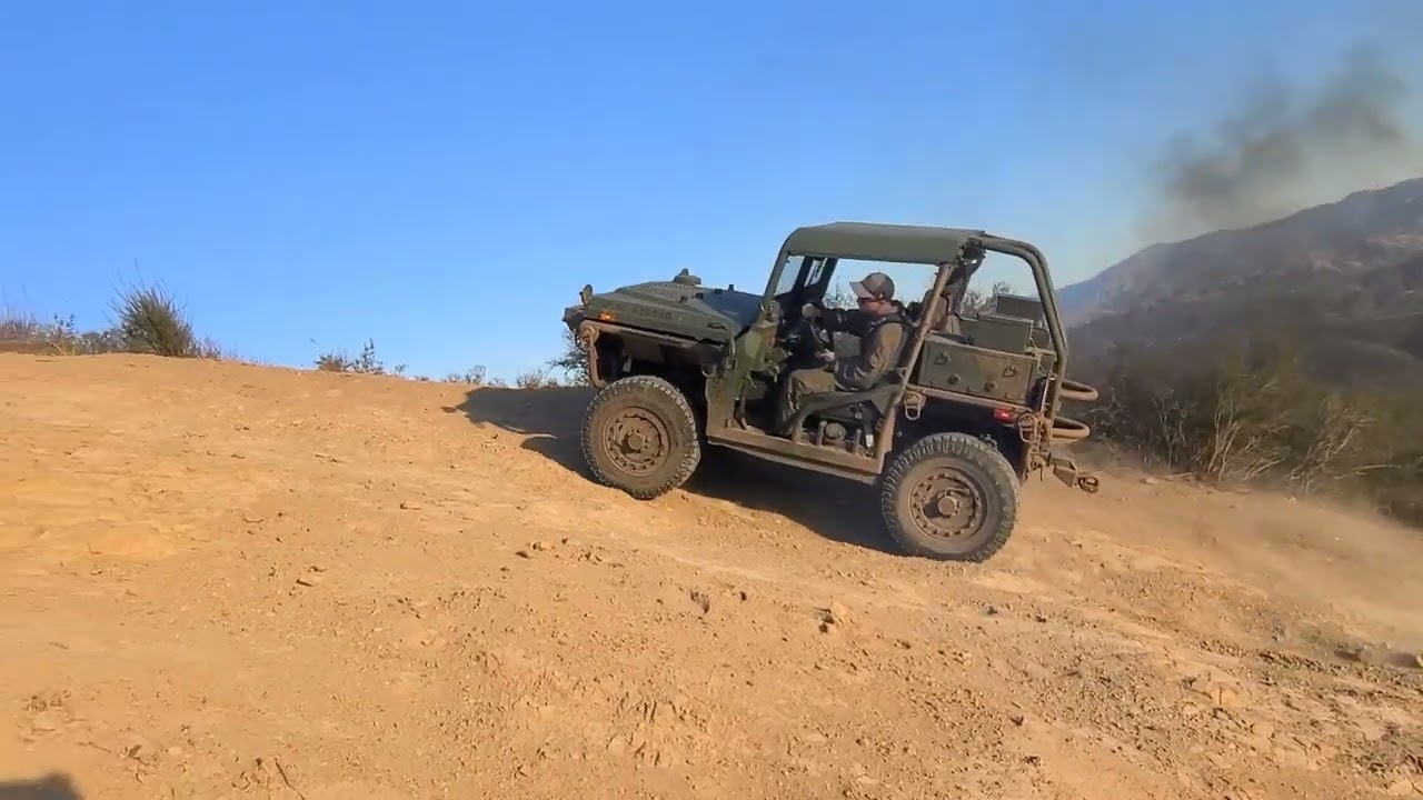 M1163 ITV-PM Growler off-roading in Southern California