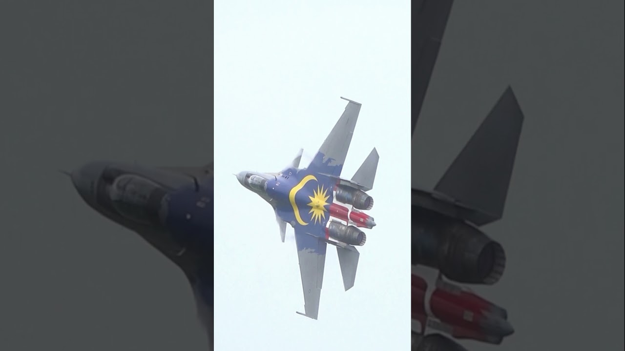 Royal Malaysian Airforce Su-30 🇲🇾  #military #airforce #malaysia #malayalam #su30mkm #langkawi