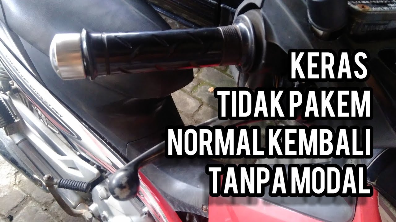 Mengatasi rem cakram keras//empuk kembali tampa modal