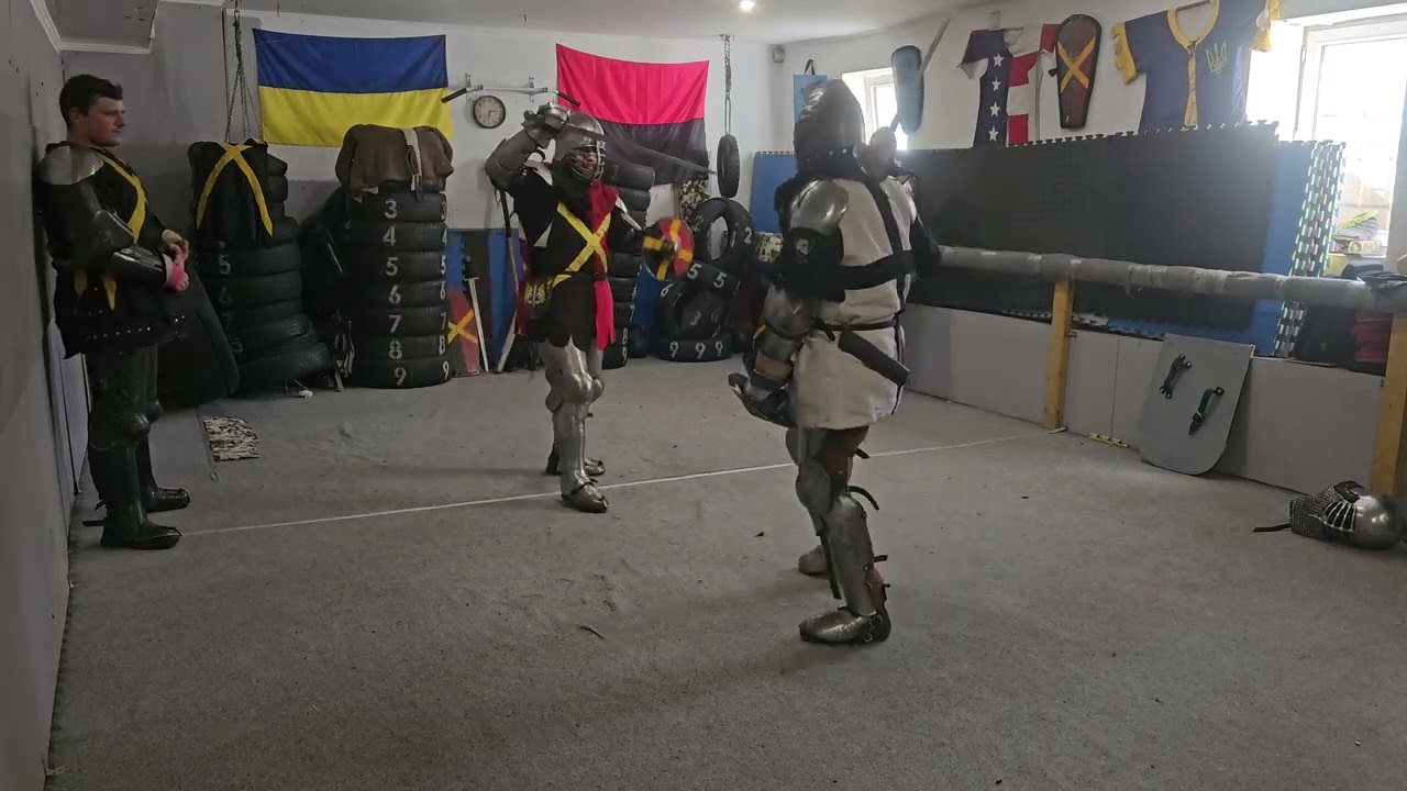 Відкрите тренування в обладунках 01.03.26. Баклер-меч. Відео 1
