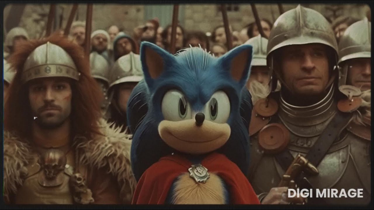 Sonic the Hedgehog Medieval - 1970s Dark Fantasy