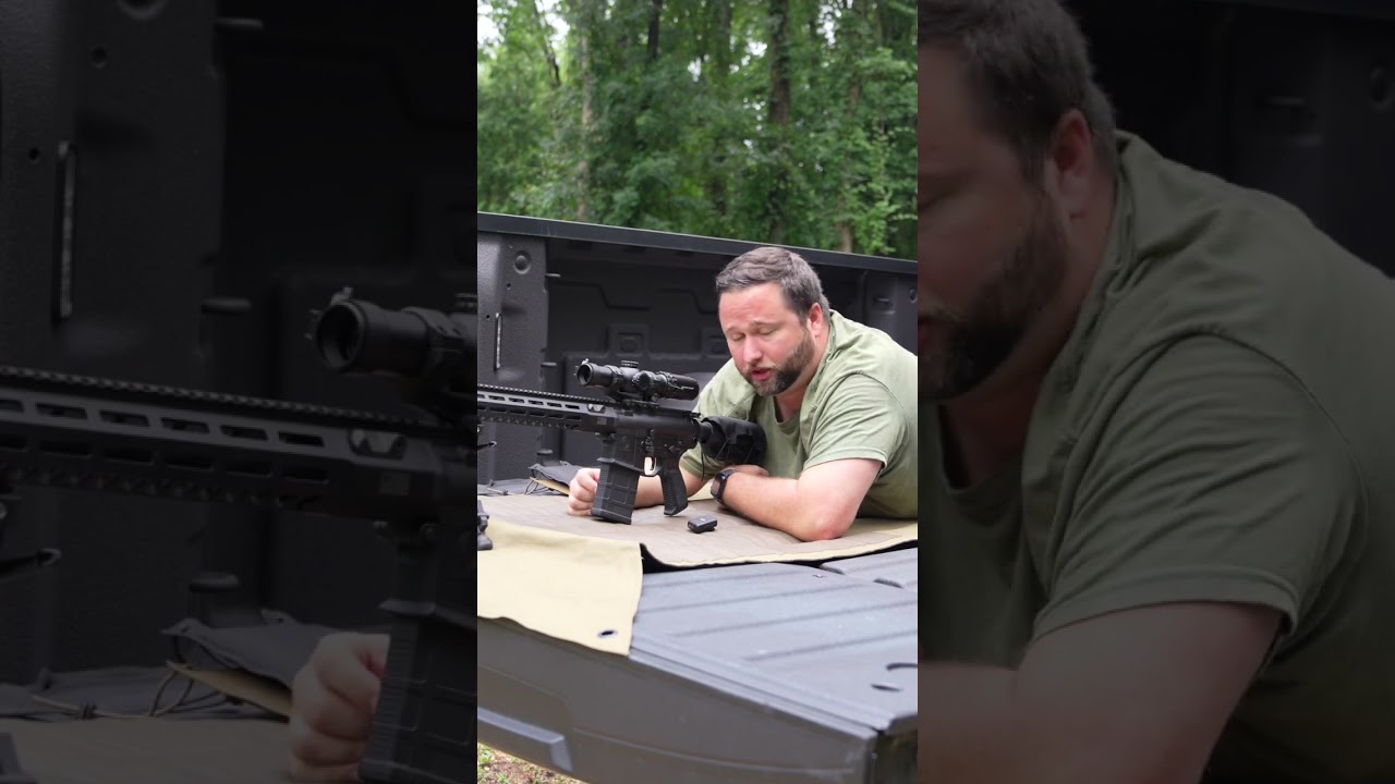 Improve your AR-10's scope eye relief with the pillow riser.