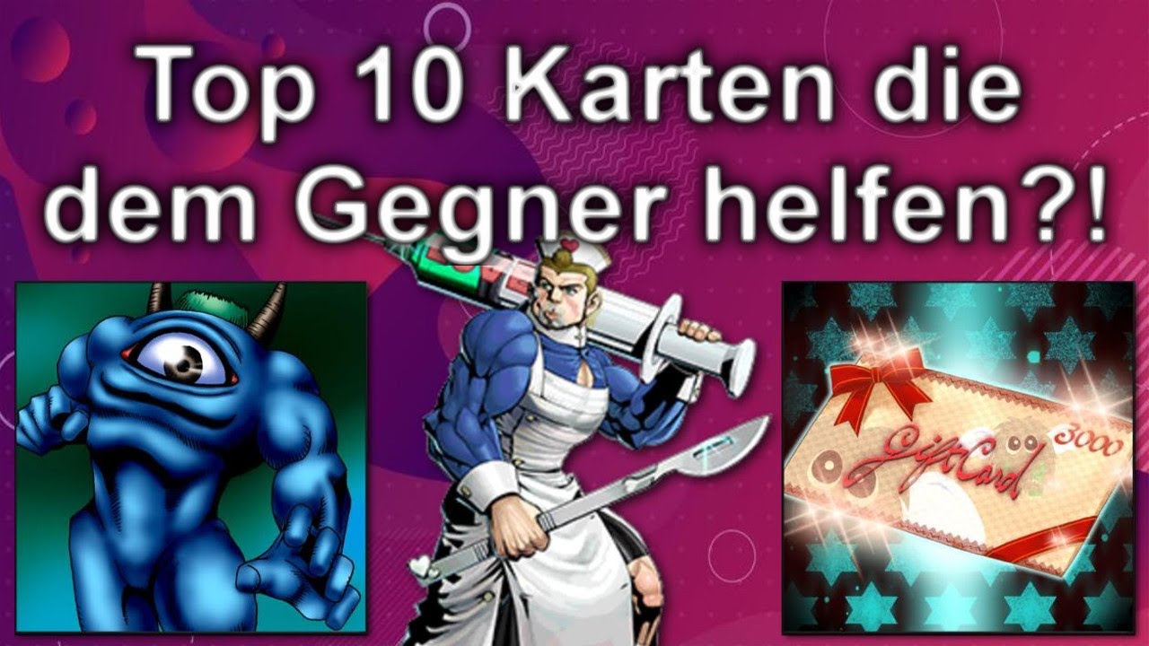 Yu-Gi-Oh! | Top 10 Karten die dem Gegner helfen?!
