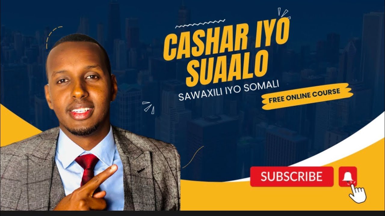 CASHAR CUSUB…IYO SUAALO…SAWAXILI IYO SOMALI @cleverswahiliacademy