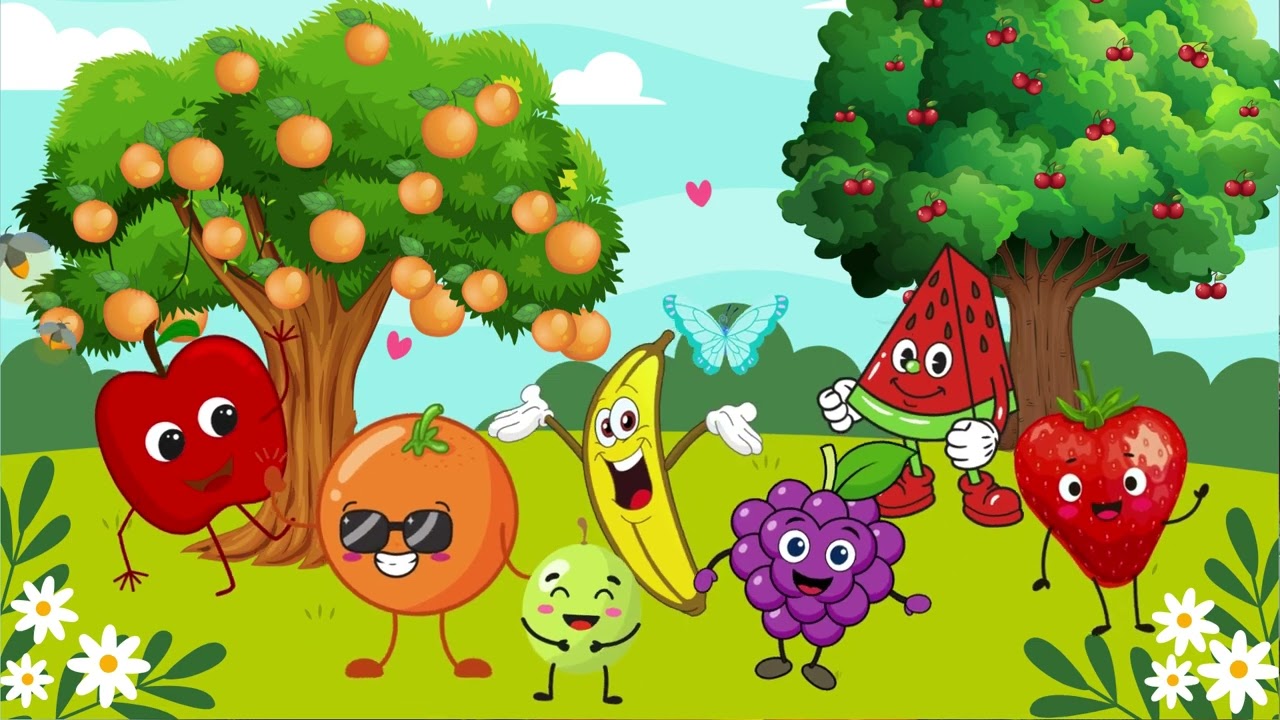 Learn Fruit #kideducation #FruityFunDance #KidsSongs #IPaintByTaj #HealthyEating #FunWithFruits #me