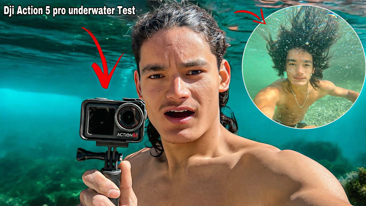 DJI Osmo Action 5 pro | Underwater test-Diving Camera 📷 