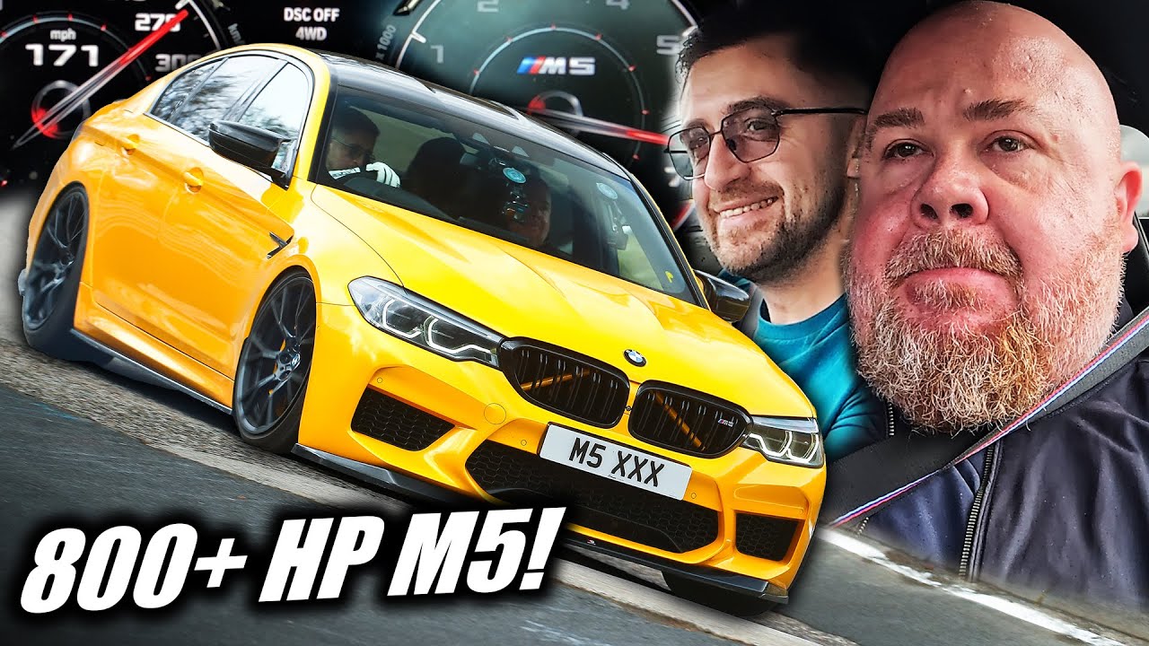 800+ HP BMW M5 & BRAKES ON FIRE!🔥 // Nürburgring