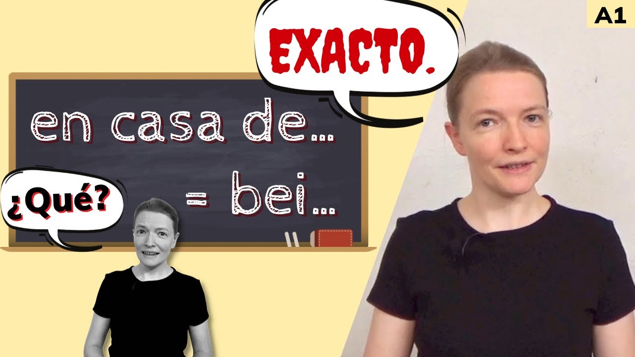 ZU HAUSE, NACH HAUSE, BEI... y ZU... | Cómo decir EN CASA / A CASA en alemán