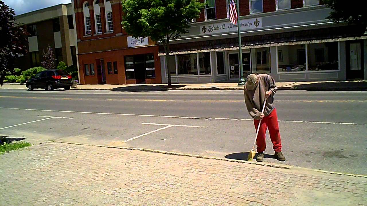 Sidewalk Sweeping