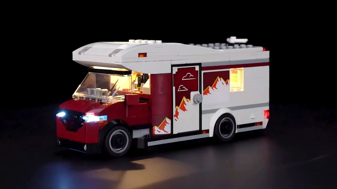 BrickBling Light Kit for LEGO City Holiday Adventure Camper Van 60454