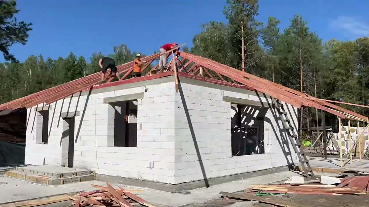 СТРОИМ ДОМ НАШЕЙ МЕЧТЫ! 🏡✨ Замедленная съемка «Начать все сначала»