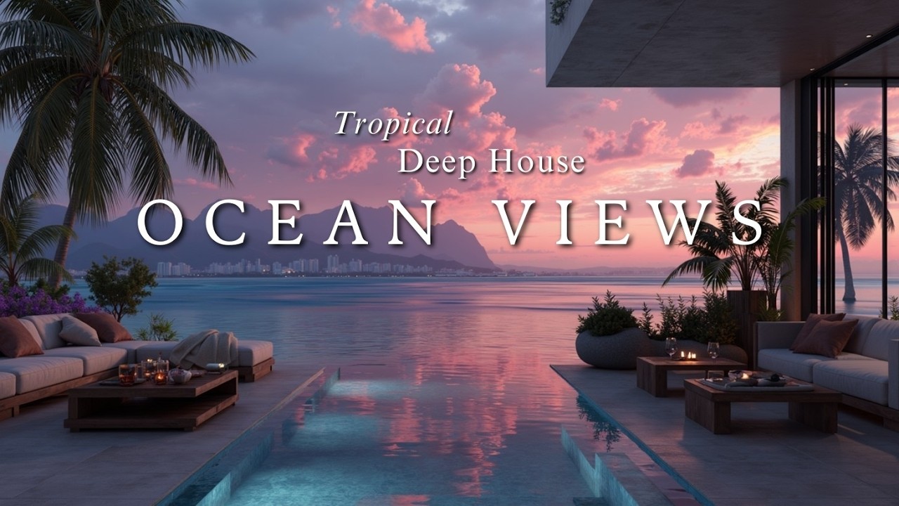 Тропический Deep House Chillout Музыка | Закатные Вибрации и Виды на Океан