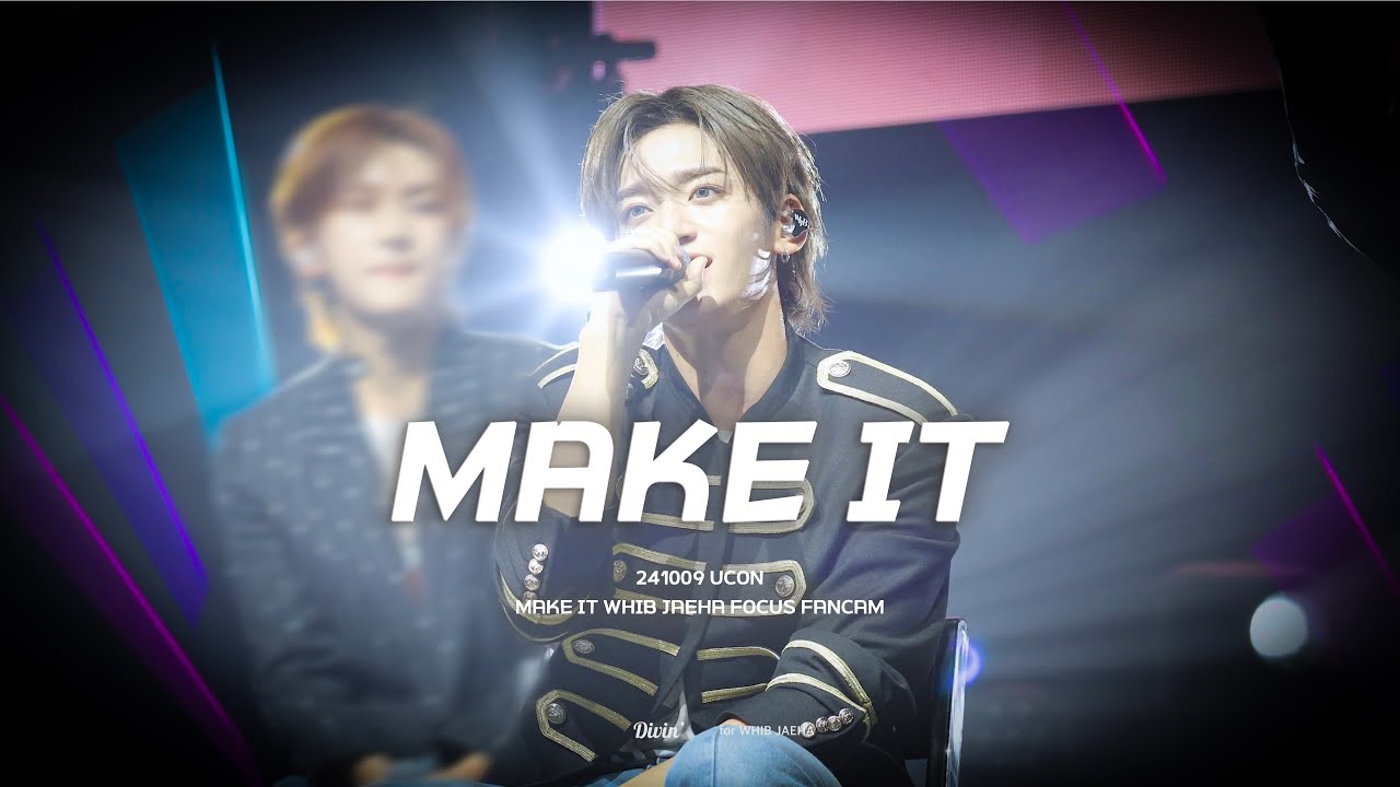 [4k] 241009 UCON 휘브 재하 'MAKE IT' 직캠 (WHIB JAEHA focus fancam)