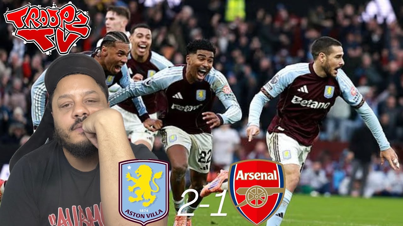 Aston Villa 2-1 Arsenal | Troopz Match Reaction | EMERY SCHOOL'S ARTETA AGAIN!!
