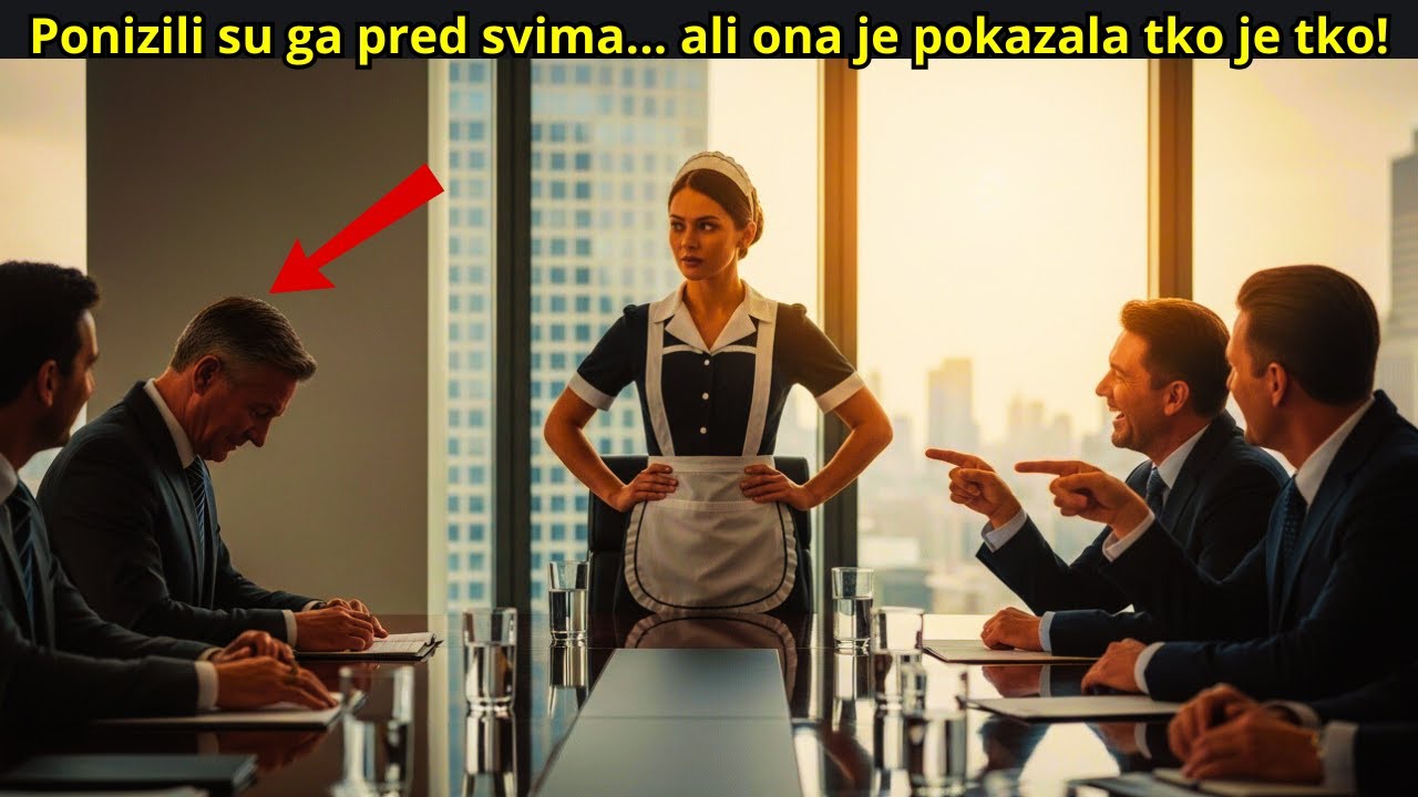 Izvršni direktor je ponižen tijekom pregovora    ali čistačica se osvećuje nevjerojatnom vještinom