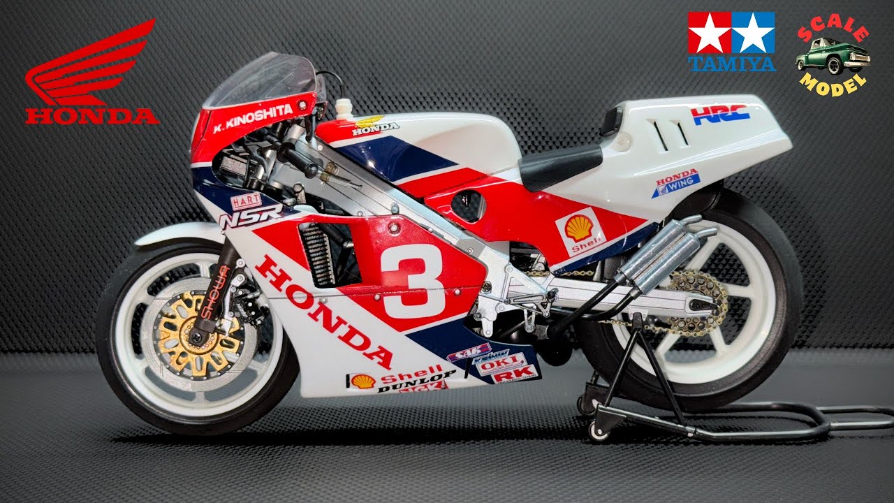Honda NSR500 motorcycle model kit Tamiya