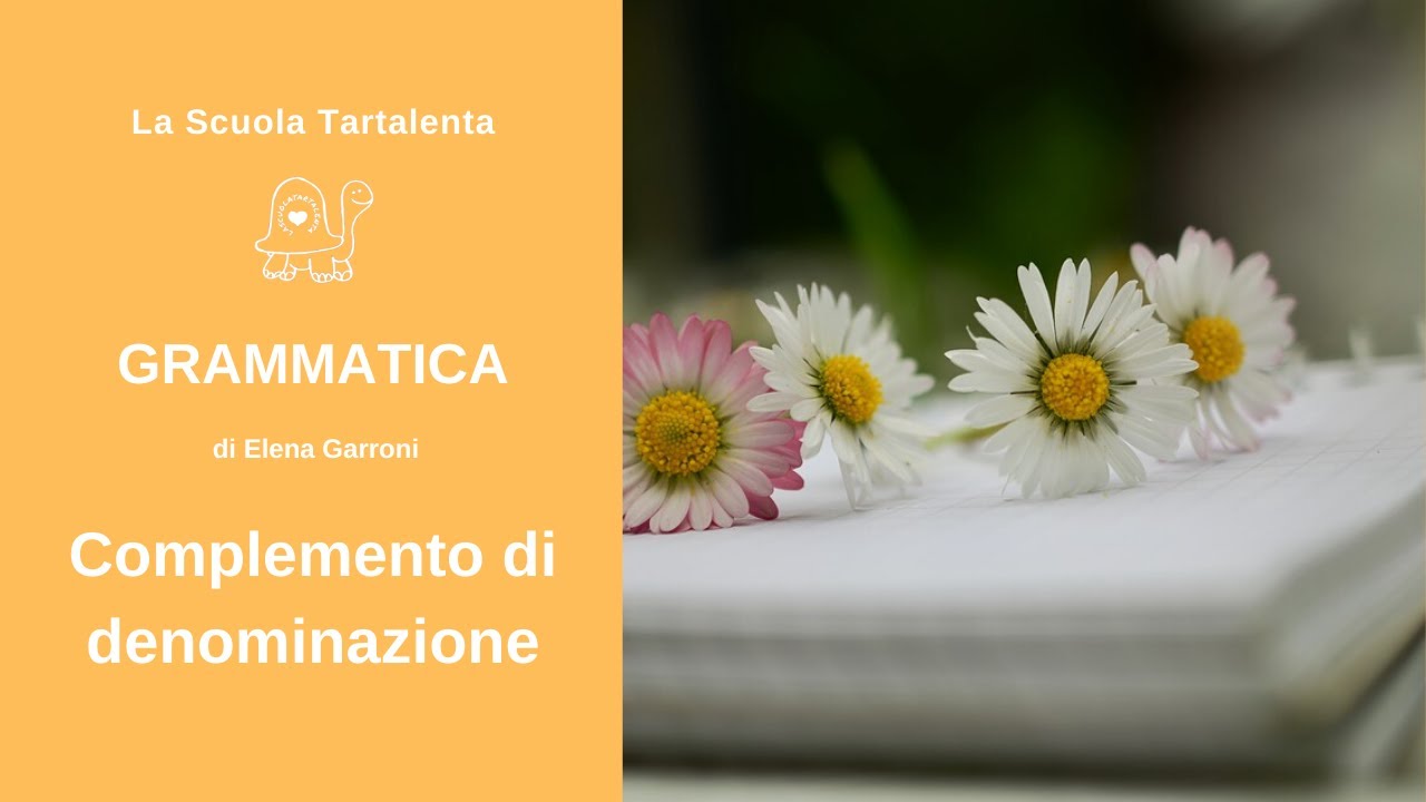 COMPLEMENTO DI DENOMINAZIONE IN UN MINUTO! - classe II media