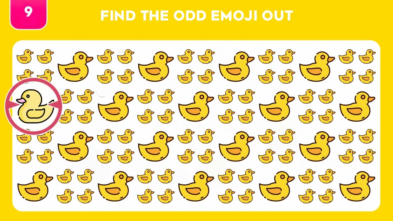 Find The Odd Emoji Out | Emoji Quiz