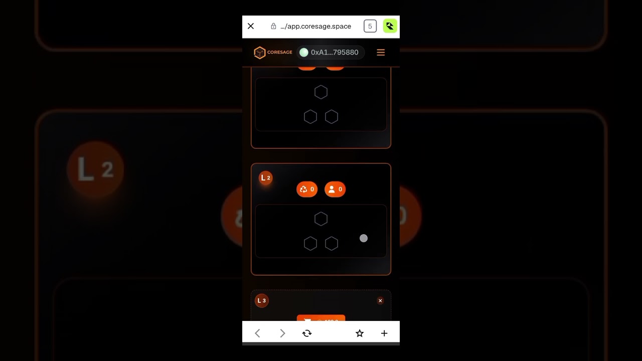 CORESAGE | INTRODUCTION TO DECENTRALISED SMART CONTRACT $CORE MINING | INVEST $5 WORTH TO START