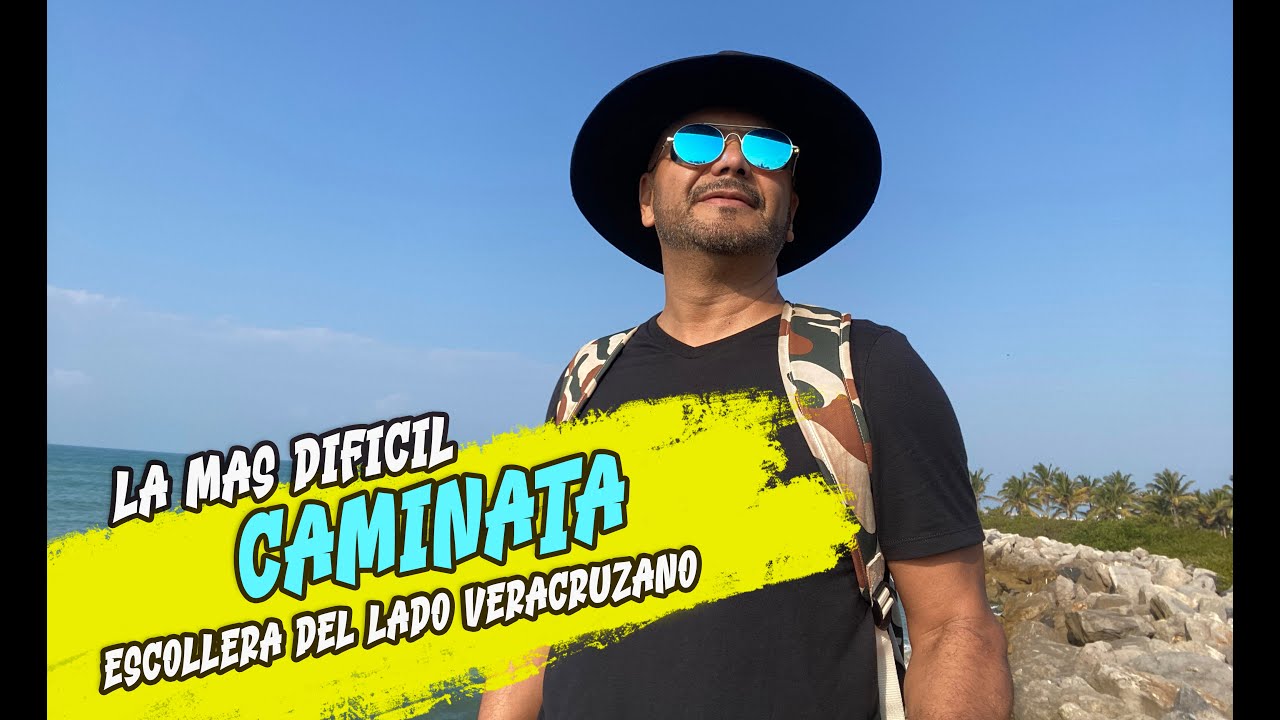 Nunca creí que fuera tan difícil Caminar por la escollera del lado Veracruzano.