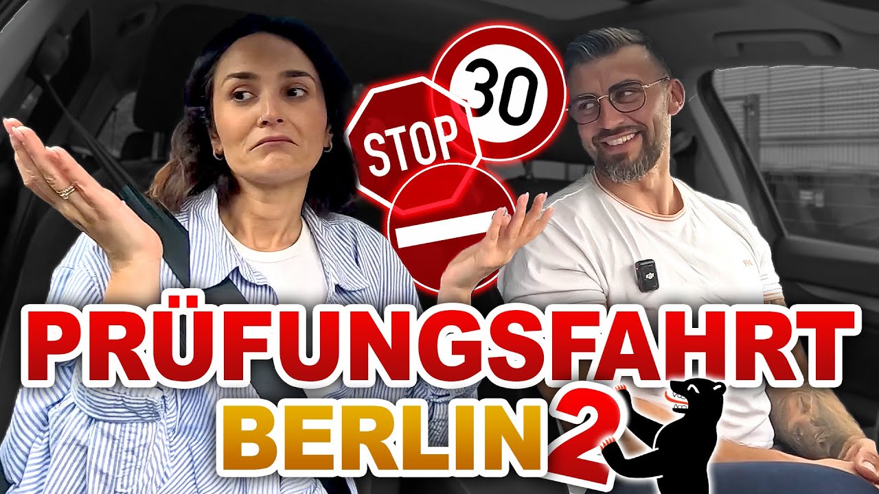 2. Prüfungsfahrt in Berlin 🏙️ Darauf achtet der Prüfer! Fahren in der Innenstadt l Fahrprüfung PKW 🚗