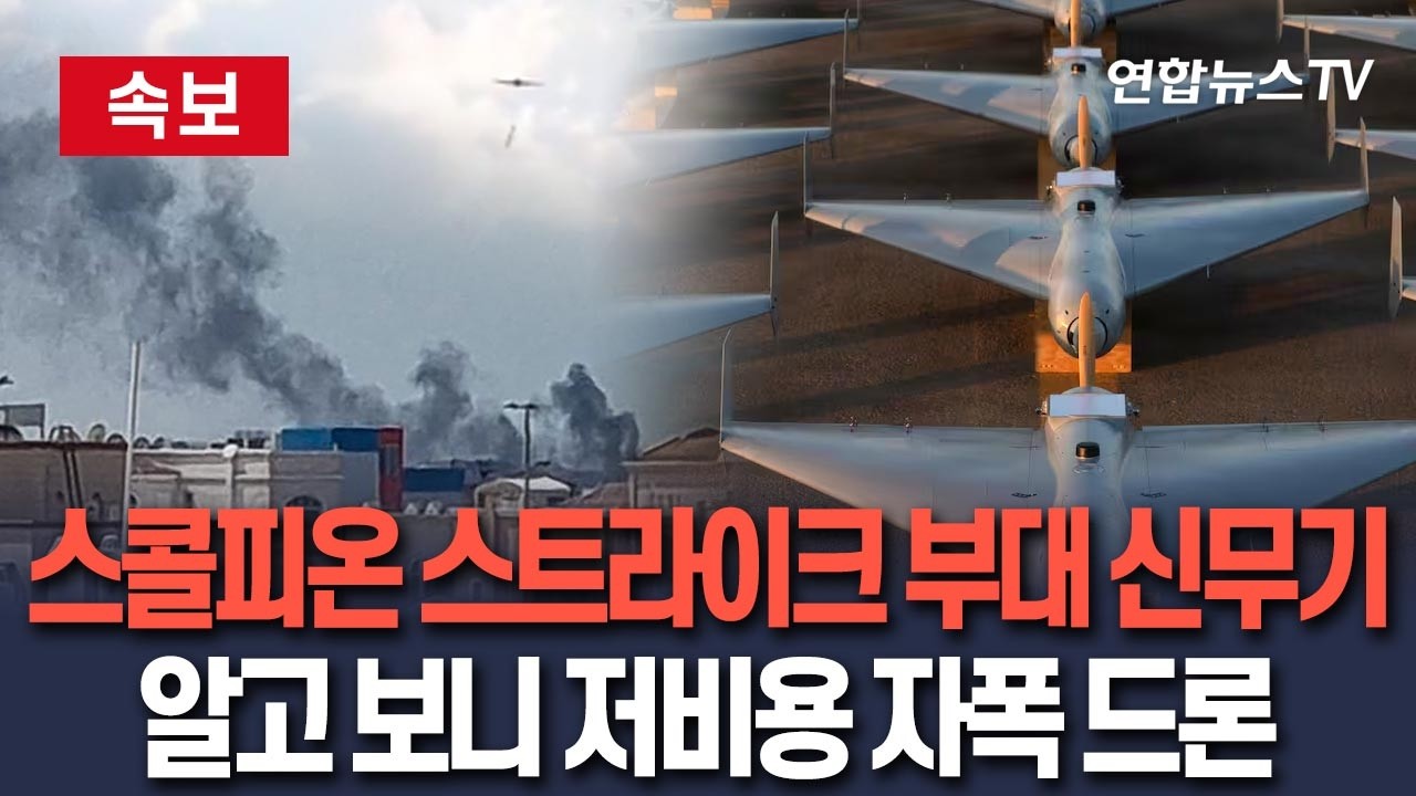 [🔴속보] 美중부사령부 '스콜피온 스트라이크' 신무기 첫 운용…알고 보니 '저비용 자폭 공격드론' / 연합뉴스TV(YonhapnewsTV)