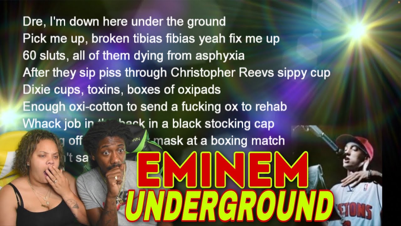 FIRST TIME HEARING Eminem - Underground lyrics [HD] REACTION #eminem