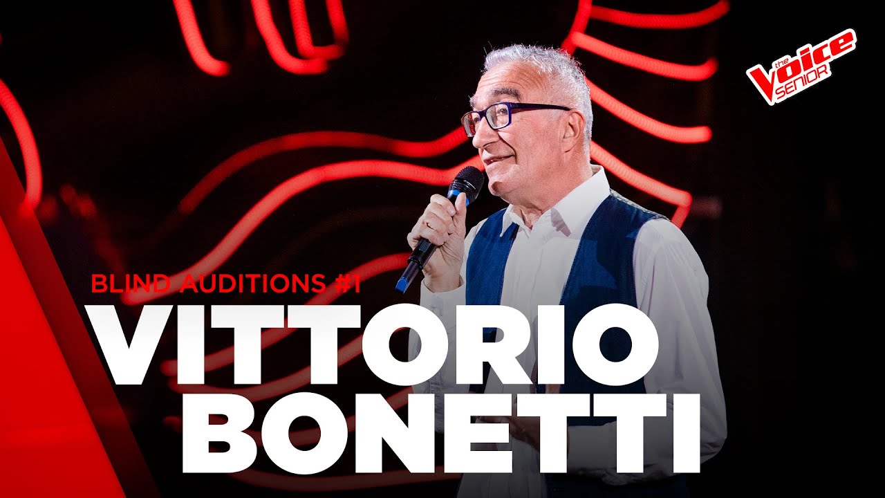 Vittorio Bonetti - “A muso duro” | Blind Auditions #1 | The Voice Senior Italy | Stagione 2