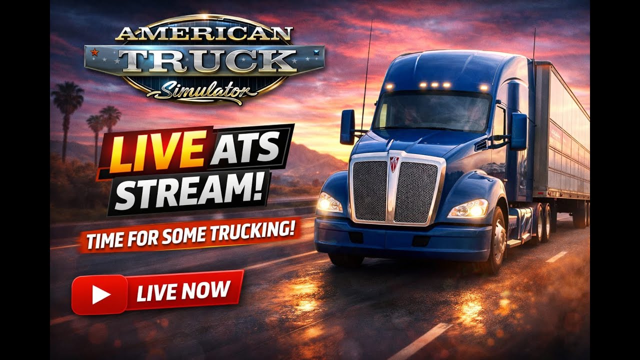 LIVE ATS 🚛 Long Haul Trucking Across America | Chill Driving Gameplay