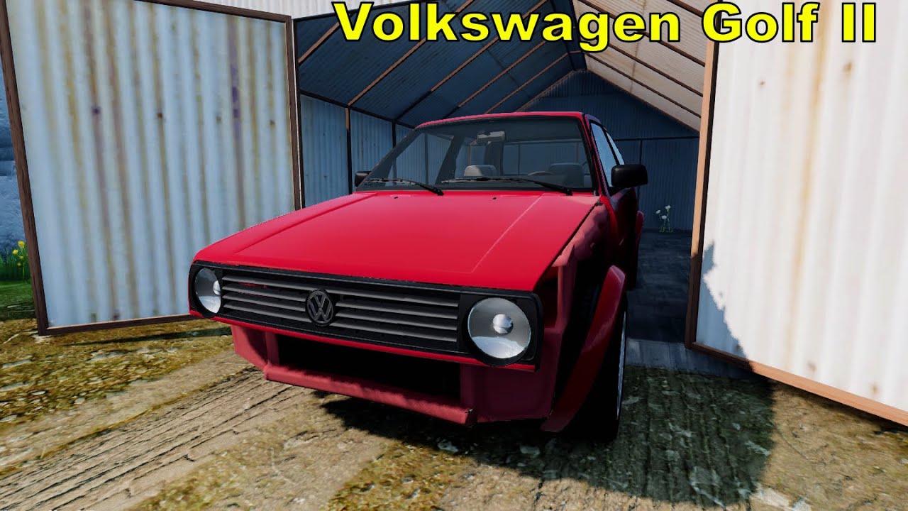 ЗАБРАЛ БРОШЕННЫЙ Volkswagen Golf II И ДАЛ ВТОРУЮ ЖИЗНЬ  - BeamNG.drive