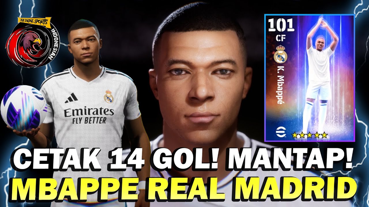 GILA! MBAPPE VERSI REAL MADRID CETAK 14 GOL! BIKIN LAWAN STRESS! AMPUN BANG! BIKIN NGAKAK! HAHAHA!