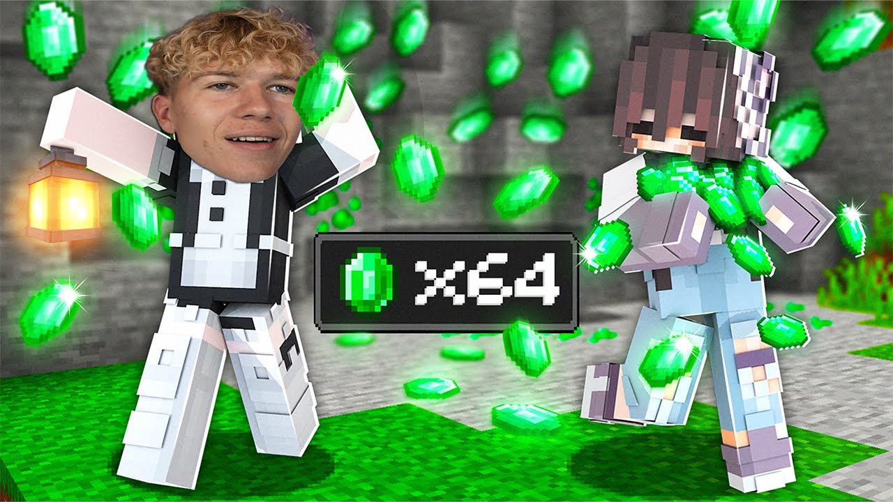 SO VIELE EMERALDS in KURZER ZEIT... 😨/ Minecraft Luca und Tuubaa #2