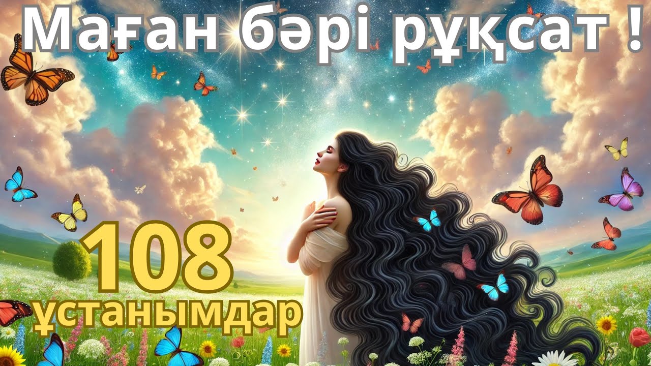 «Маған бәрі мүмкін! Мен бұл өмірде өзіме бәрін рұқсат етемін»:108 аффирмация
