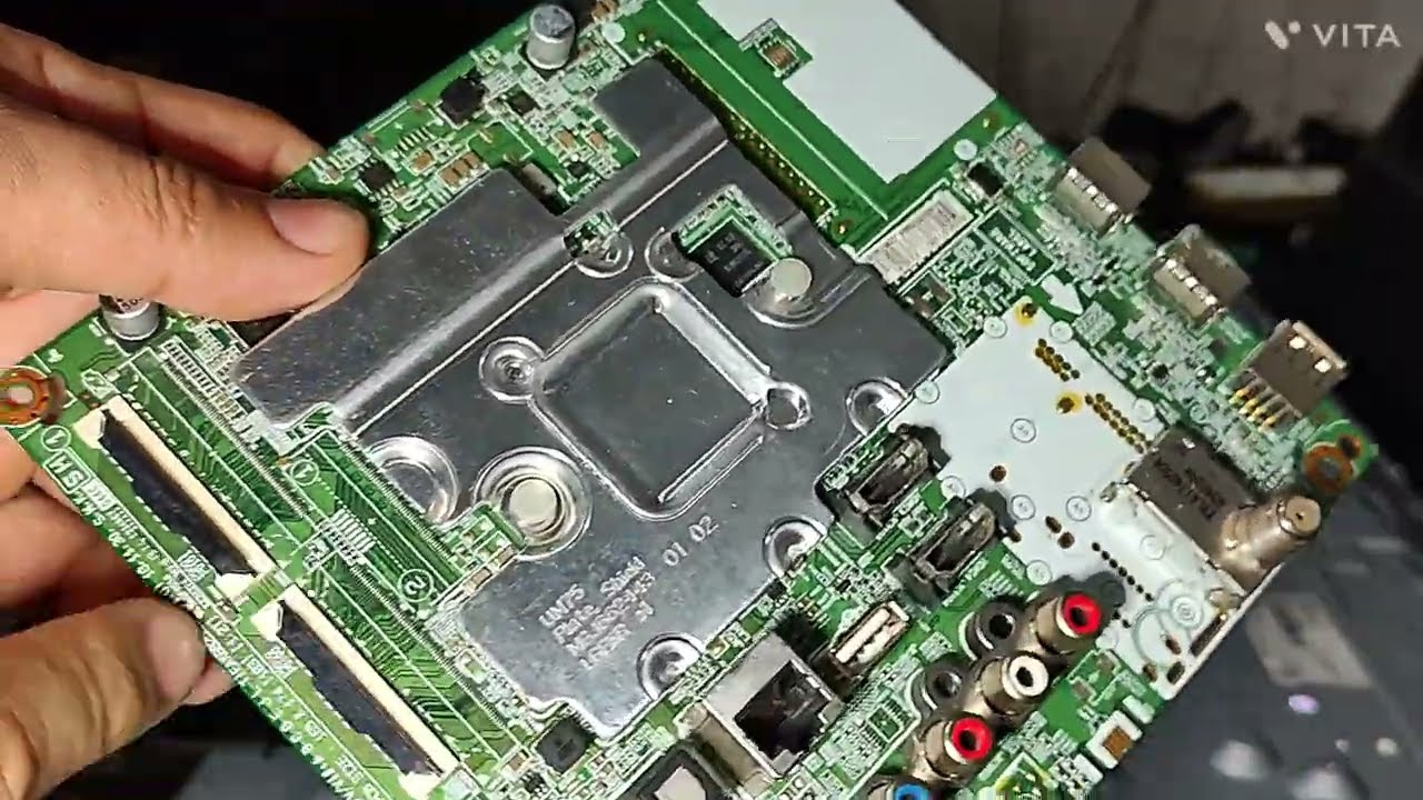 ✅placa principal da TV LG 43up7500PSF com defeito  no processador
