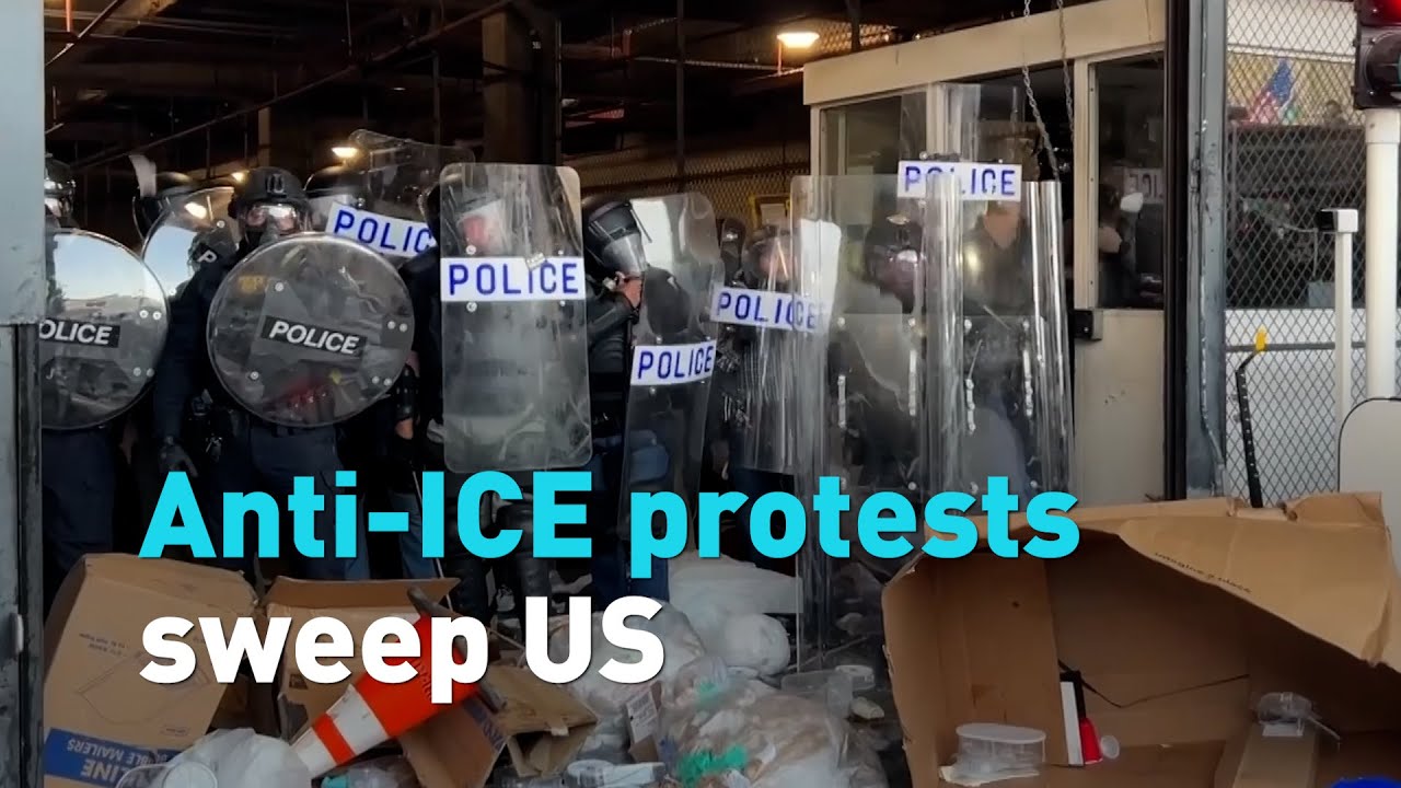 Protests against ICE agency sweep through U S