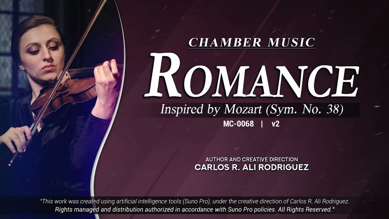 Romance (Chamber) Inspired by Mozart (Sym. No. 38) | Classical Music | Carlos Ali | MC-0068 v2