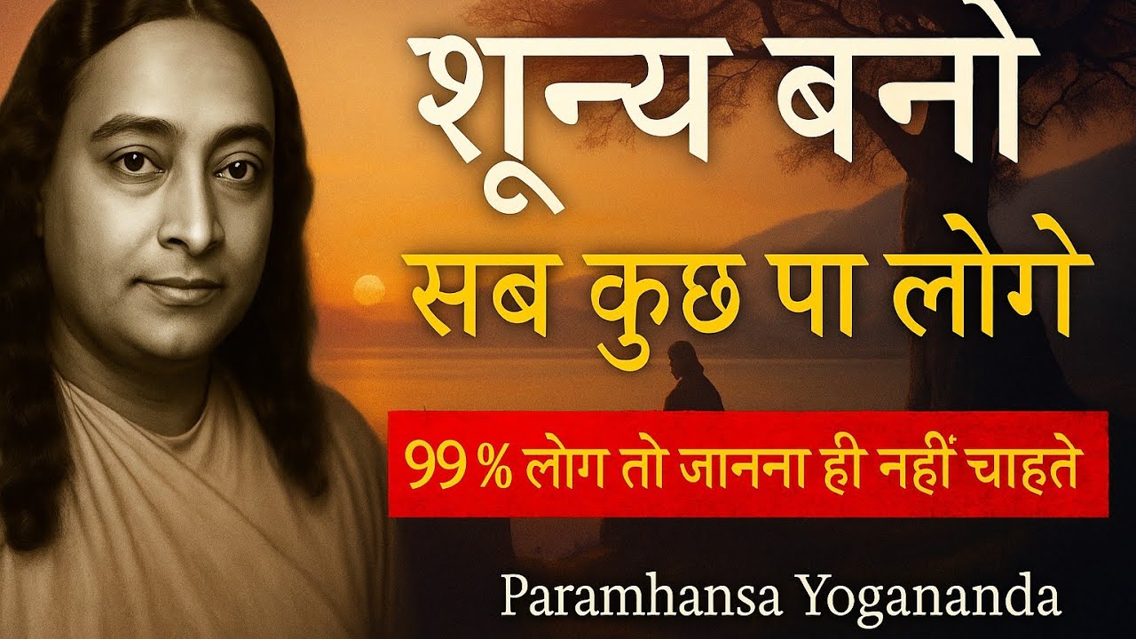 शून्य बनो &ndash; सब कुछ पा लोगे | 99 percent लोग तो जानना ही नहीं चाहते | Paramhansa&nbsp;Yogananda