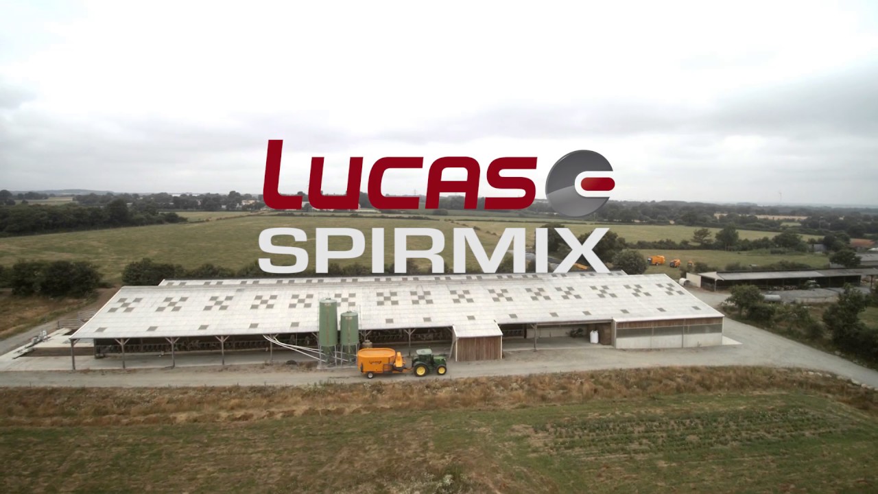 Spirmix Mélangeuse distributrice à vis Verticale - Vertical Auger Diet Feeder - Lucas G