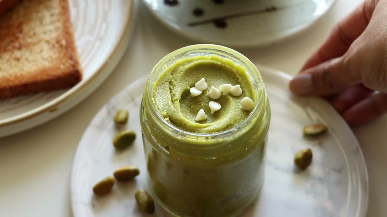 White Chocolate Pistachio Butter Recipe - Easy Homemade Spread Recipes