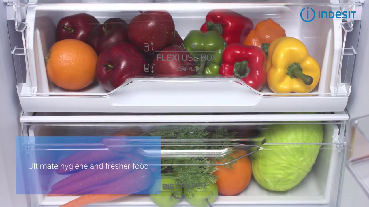 Indesit LD70 N1 S WTD Freestanding Combi Fridge Freezer