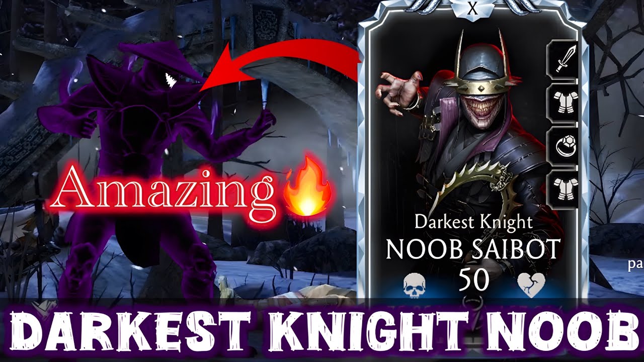 Darkest Knight Noob Saibot Max Fusion X FW Gameplay Review Mortal Kombat Mobile