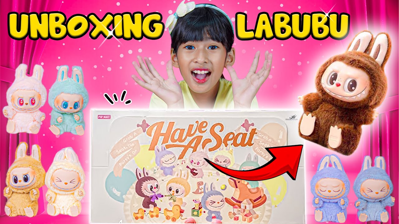 DISTA UNBOXING LABUBU HAVE A SEAT VIRAL BARENG ADIK-ADIK🤩!! WOW ISINYA GEMAS BANGET #viralvideo