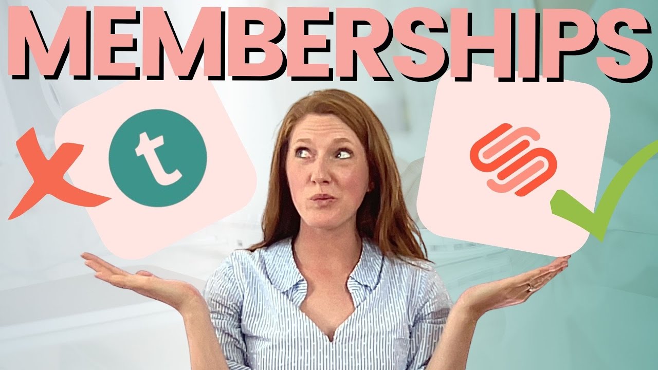 💰 BUILDING A MEMBERSHIP SITE? [Squarespace Member Areas vs. Teachable] 👩‍💻
