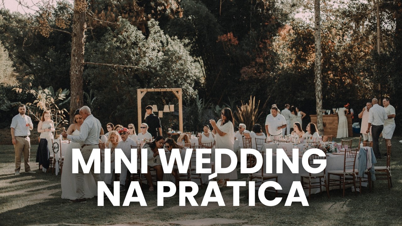 Como &eacute; a recep&ccedil;&atilde;o de um mini wedding?
